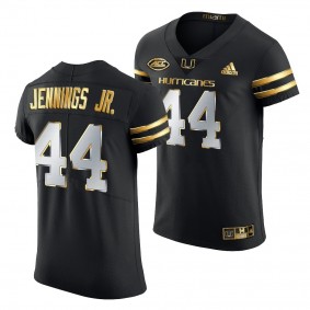 Miami Hurricanes Bradley Jennings Jr. Black Golden Edition Authentic Jersey 2020-21